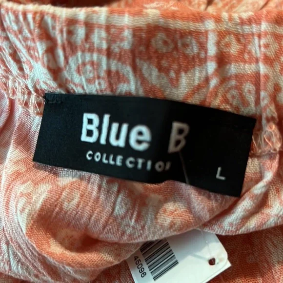 93. Blue B Collection Bandeau and Skirt in Paisley Print - Picture 8 of 11